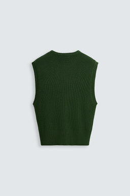 VISCOSE BLEND KNIT VEST - Zara фото 7