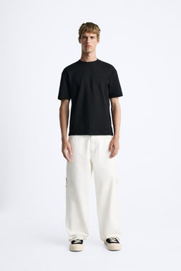 BAGGY JEANS WITH TOPSTITCHING
