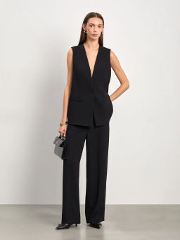 Брюки из костюмной шерсти, D395/decant