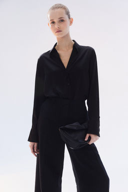 Blusa con escote de pico - H&m фото 4