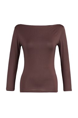 Trendyolmilla Lacivert Fitted/Vucuda Oturan Uzun Kol Kay?k Yaka Viskoz Esnek Orme Bluz TWOAW21BZ0106 фото 6