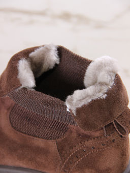 Челси 332.927br.Коричневая замша/мех