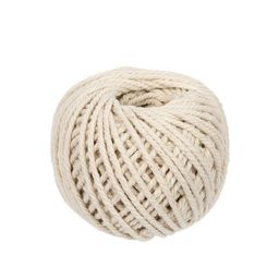 Шпагат хлопчатобумажный ШХ3 100% хлопок 3 мм 55 я 50 м  5 % суровый