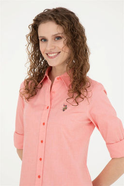 Женская базовая рубашка RED с длинным рукавом - U.s. polo assn фото 2