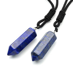 Подвеска из лазурита кристалл 14*44мм
