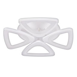 Люстра ЭкономСвет 50330/4, LED, ПДУ, 4×24 Вт, 41×41×8 см, белый