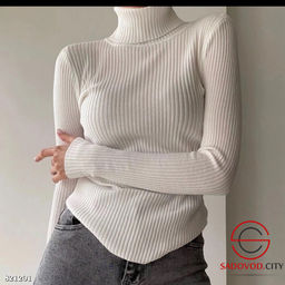 Водолазка женская однотонная