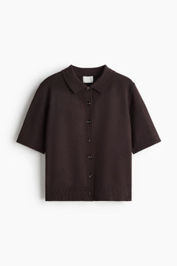 C?rdigan con cuello camisero