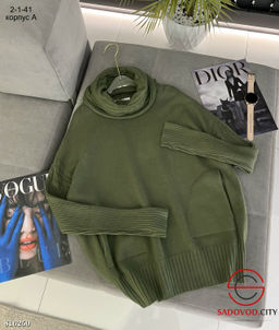 Женский тёплый свитер с горлом - Bruno фото 8