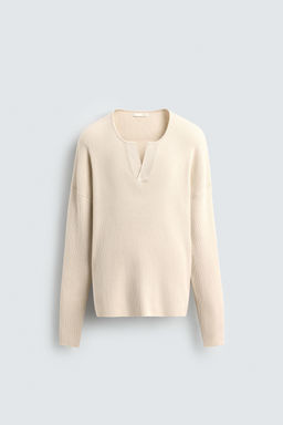 TEXTURED RELAXED FIT SWEATER