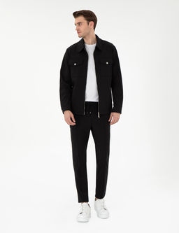 Siyah Regular Fit Ceket