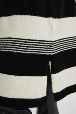 Кардиган стандартного кроя с V-образным вырезом - Defacto фото 9