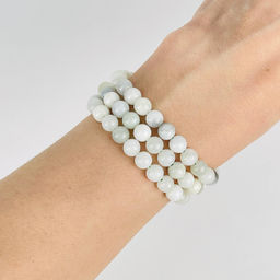 Бусины для украшений из Жадеита (62 бусины) 39 см