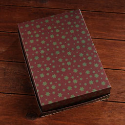 Цена за 5 шт. Коробка сборная крышка-дно без окна, Шишки, 21 х 15 х 5,7 см - Simaland фото 3