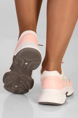 Кроссовки женские бело-розовые