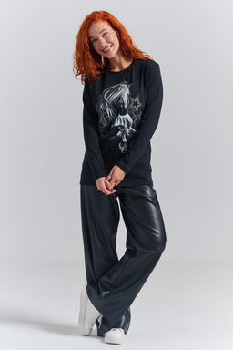 8575 футболка с дл.рукавом унисекс