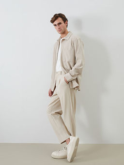 Regular Fit Poliviskon Cepli Erkek G?mlek Ceket