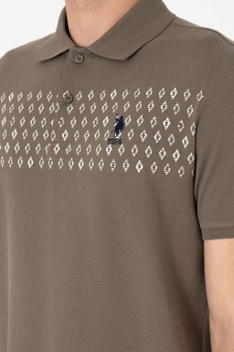 Erkek Regular Fit Polo Yaka Vizon Ti__rt Sepette S_rpriz _ndirim - U.s. polo assn фото 7