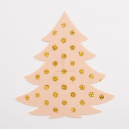 Набор конвертов для столовых приборов Доляна Золотая ёлка - 4 шт.  фото 2