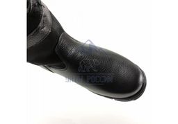 Мини-монголки мужские черные, литая подошва натуральная кожа - Мирунт фото 5