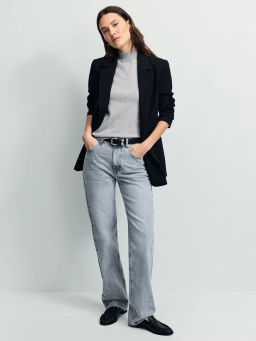 Джинсы straight с высокой посадкой / Zarina  фото 2