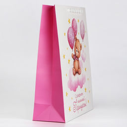 Цена за 2 шт. Пакет ламинированный «Принцессе», M 25.5 х 30 х 9 см