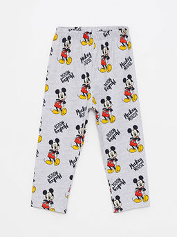 Polo Yaka Uzun Kollu Mickey Mouse Bask?l? Erkek Bebek Pijama Tak?m? - Waikiki фото 3