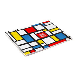 Скетчбук А4, 40 листов на гребне по короткой стороне В квадрате, обложка мелованный картон, твёрдая подложка, блок 100 г/м - Calligrata фото 2