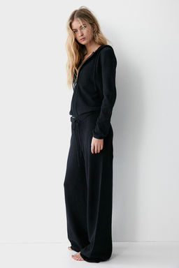 Chaqueta de chenilla con capucha y cremallera - H&m фото 5