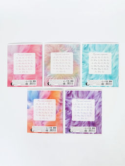 Цена за 20 шт. Тетрадь 12 листов в косую линейку, А5, на скрепке «Монстрики» МИКС