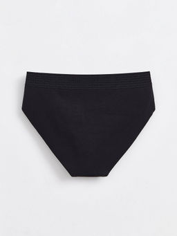 CONTE Бесшовные трусы бикини из хлопка YOGA STYLE LB 1315 black - Conte elegant фото 2