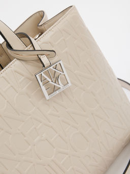 Женский тоут ARMANI EXCHANGE LIZ Артикул 4361188, серо-бежевый  фото 3