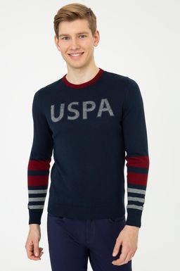 U. S. Polo Assn / Мужской темно-синий свитер