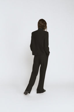 ZW COLLECTION HIGH-WAIST WIDE-LEG TROUSERS - Zara фото 5