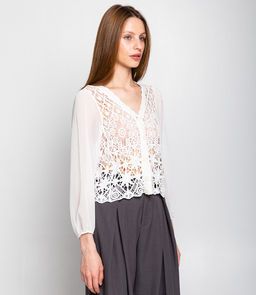 Блуза #КТ014 (2), белый - Dommod фото 2