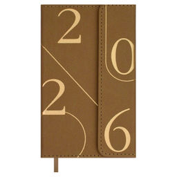 Еженедельник датированный 2026 ESCALADA, 95х155 мм, 64 л., арт. 70352/ 40 КАССАНДРА БЕЖЕВЫЙ