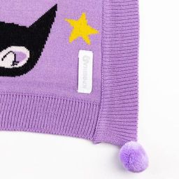 Вязаный плед Крошка Я Fantastic girl, 90х90 см  фото 9