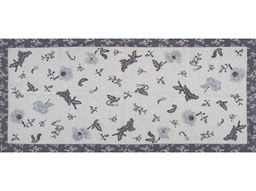 24С93-ШР/у. 50*120 Полотенце "Марьяна" цв. 1 рис. 176 т. серый