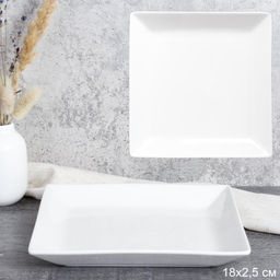 Тарелка квадратная 18,5 см / CF-136 /уп 47/745259