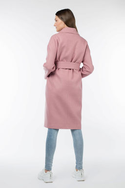 Пальто женское демисезонное (пояс) - El podio фото 6