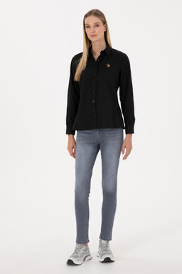 Kad_n Siyah Uzun Kollu Basic G_mlek - U.s. polo assn фото 4