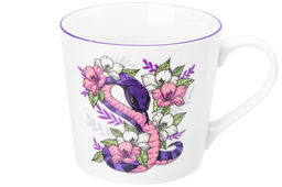 Кружка 400 мл 13*9,7*9 см Змея в цветах NEW BONE CHINA - Elan gallery фото 8