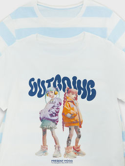 Футболка для девочек в наборе, 2 шт - Mark formelle фото 8