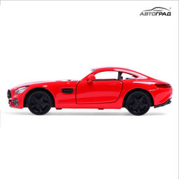 Машина металлическая MERCEDES-AMG GT S, 1:32, открываются двери, инерция, цвет красный - Автоград фото 6