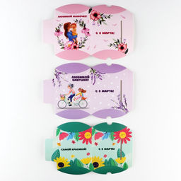 Набор для декорирования подарков из бумаги Праздник весны!