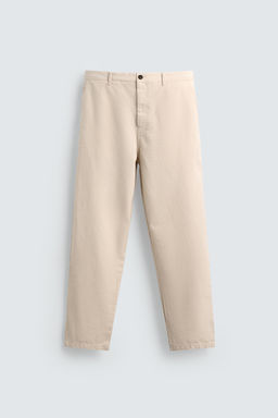 STRAIGHT-LEG CHINO TROUSERS - Zara фото 6