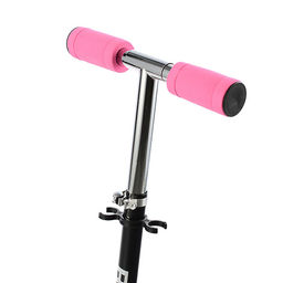 Самокат-снегокат, складной, в коробке (пурпурный)