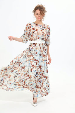 Платье NIKVA н963-1 акварель  фото 4