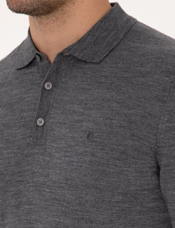 F_me Regular Fit Y_n Kar___ml_ Polo Yaka Basic Triko Kazak - Cacharel фото 7