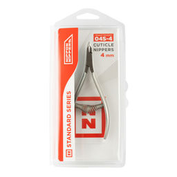 Nippon Nippers Кусачки маникюрные для кутикулы / Standard NN_NS-04S-4, спиральная пружина, ручная заточка, 4 мм